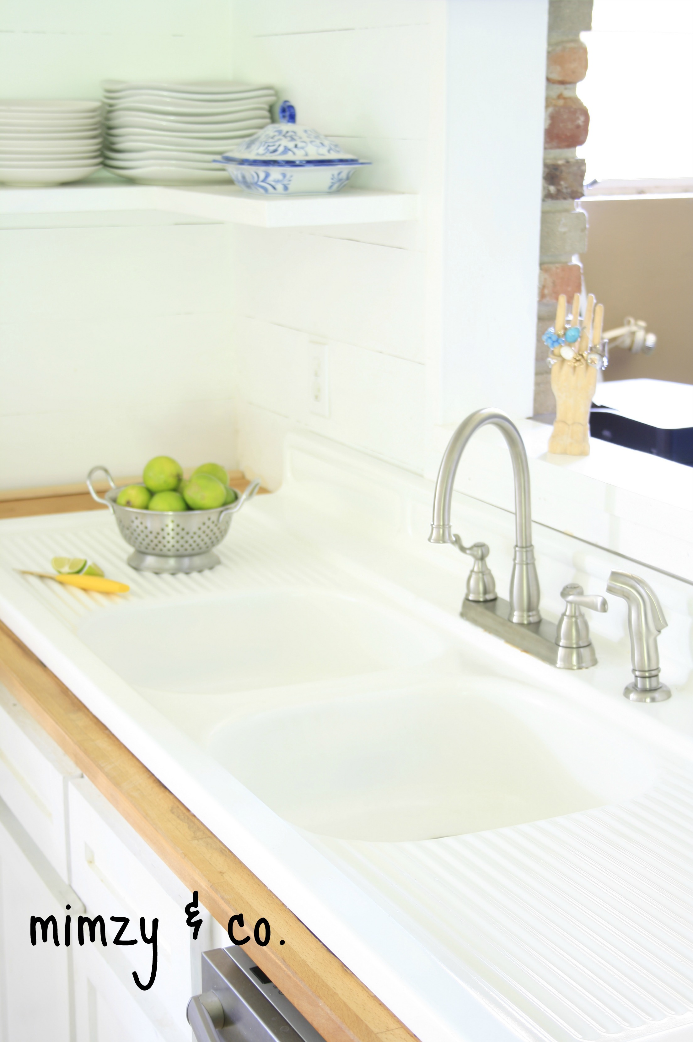 How I Refinished My Vintage Cast Iron Kitchen Sink Mimzy
